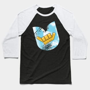 Hang 10 Aloha Hang Loose Grunge Surf Shop Retro Baseball T-Shirt